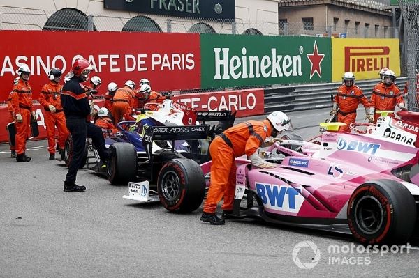 Затор в Монако. Как из-за Шумахера остановили гонку Формулы 2: видео